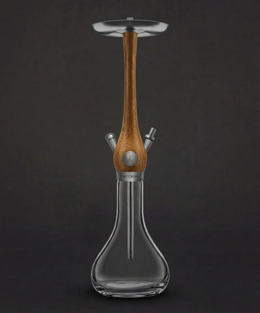 Wookah natural wood hookah qəlyan modeli